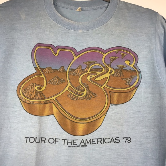 (SOLD) ‼️ 1979 Yes Tour Of The America’s T-shirt - Picture 2 of 8